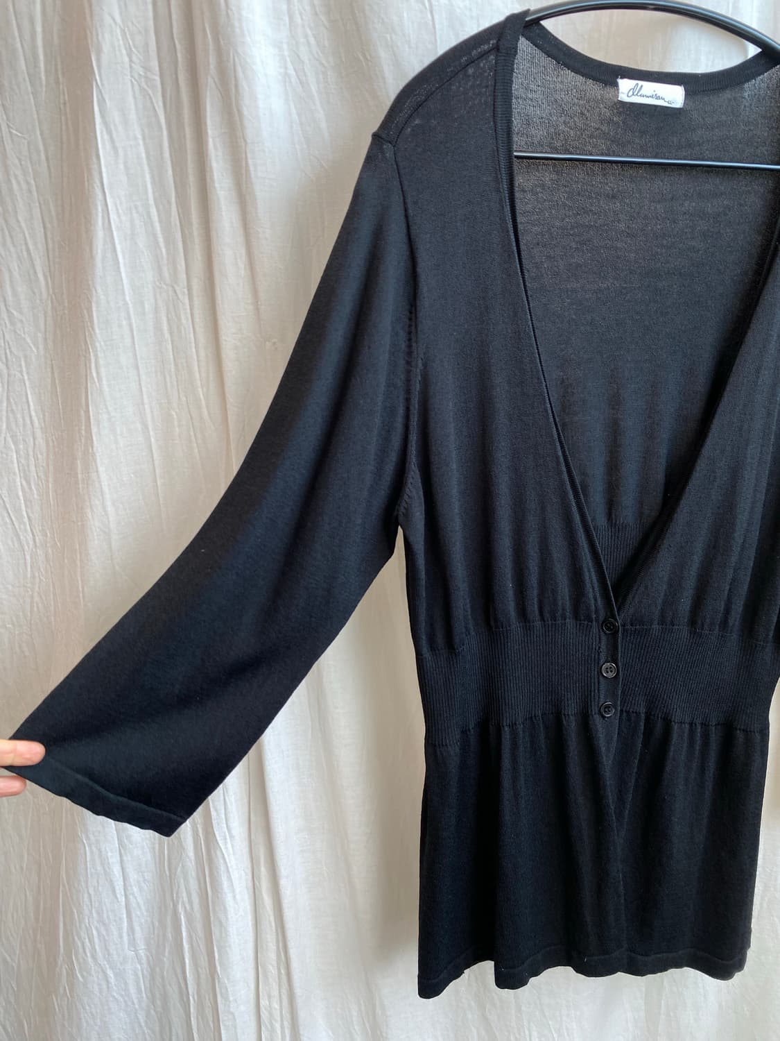 블랙 가디건(L) 상품이미지5