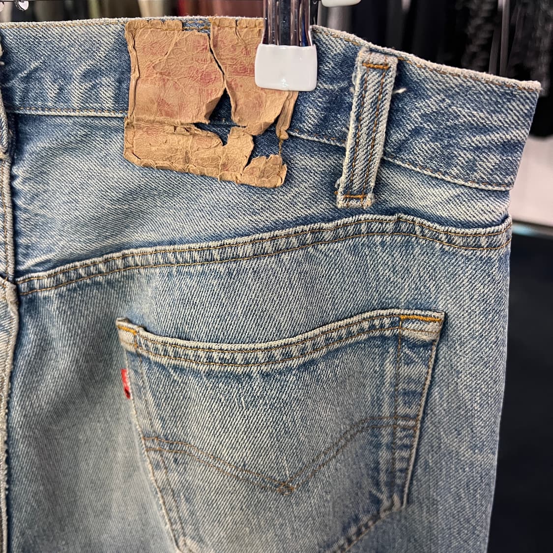 [34] 80s 리바이스 501 USA MADE 데님 청바지 상품이미지5