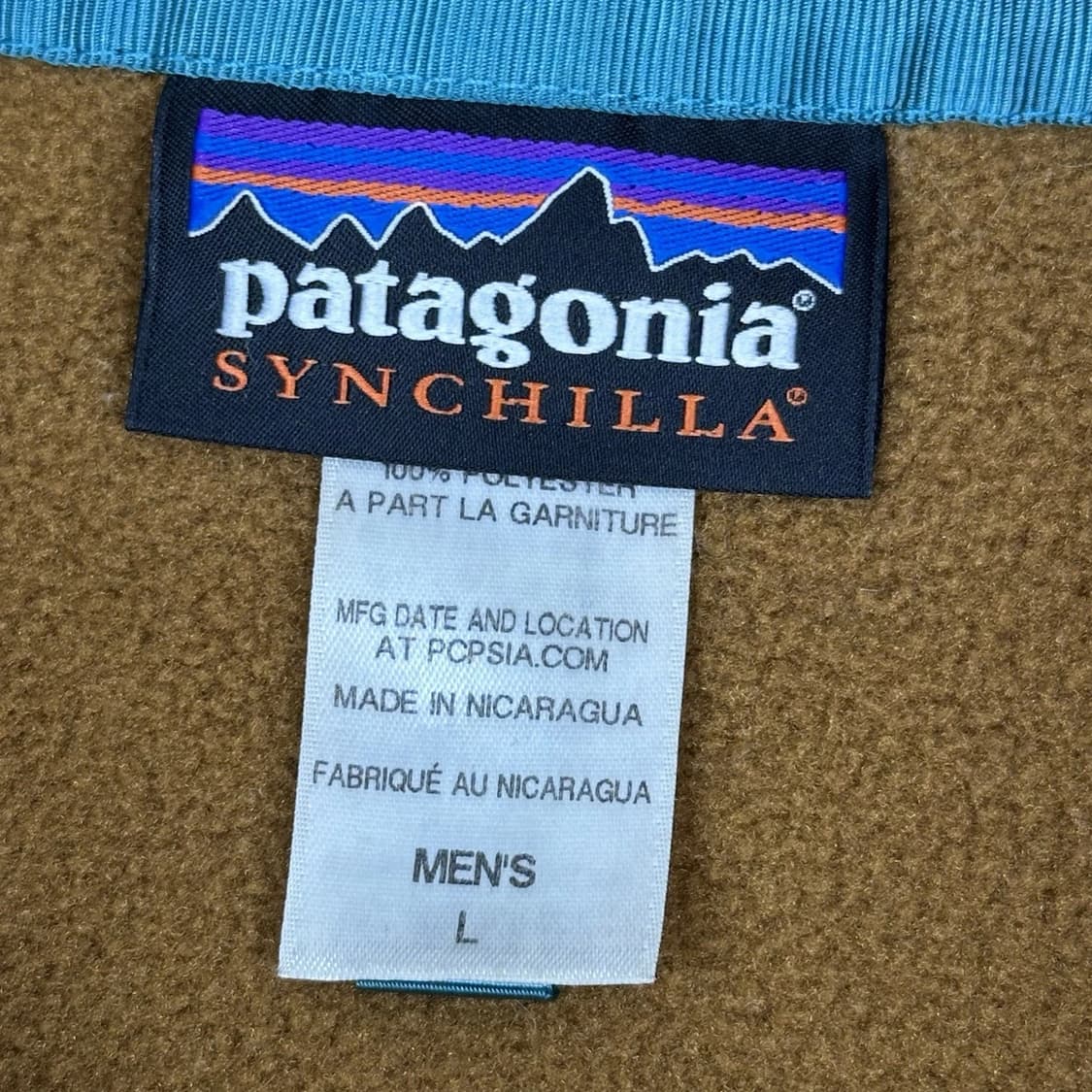14FW 파타고니아 신칠라 스냅-T 브라운/베이지/다크브라운 니카라과 상품이미지6