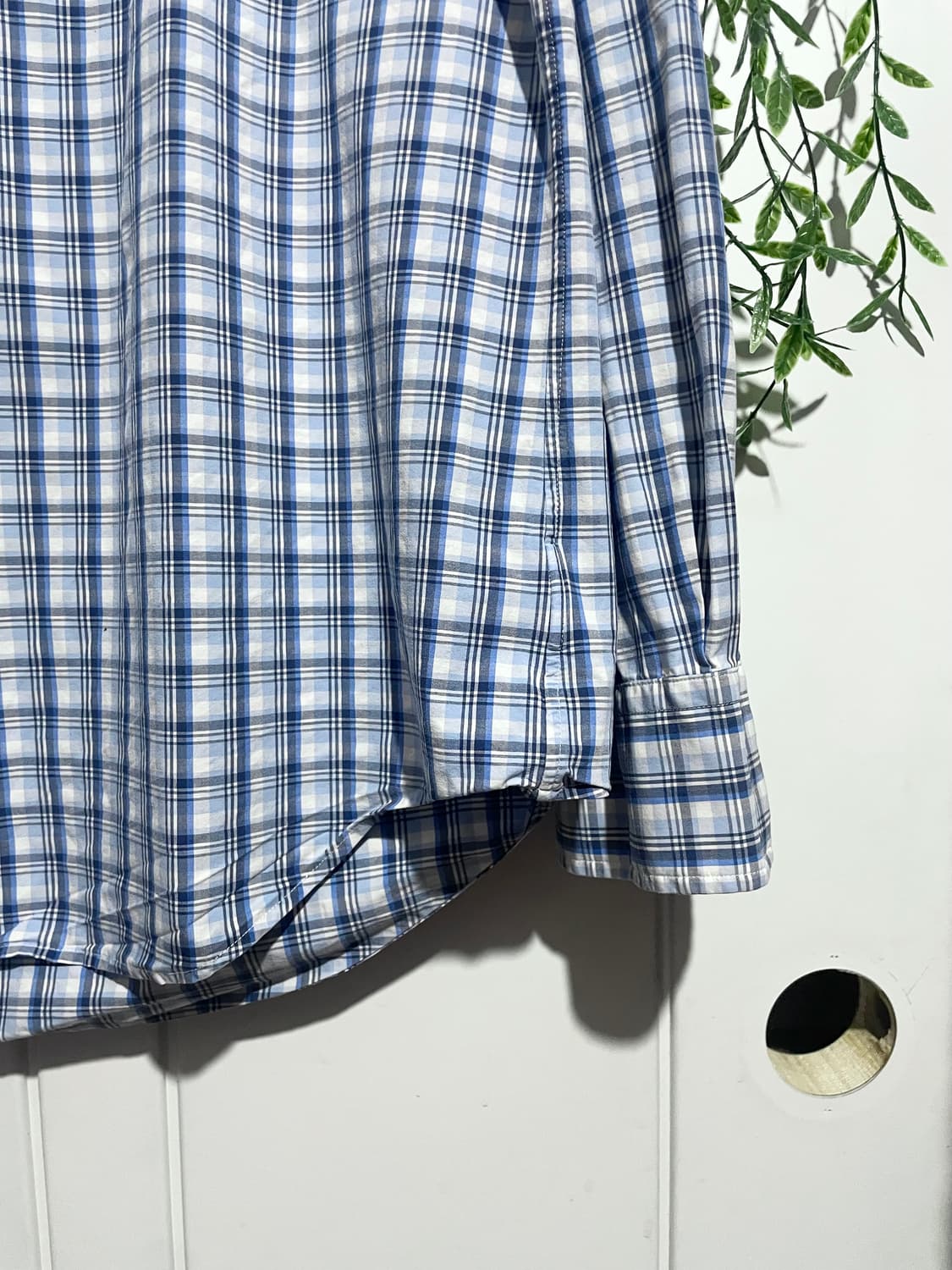 클래식핏 체크셔츠 신형 큐알 상품이미지5