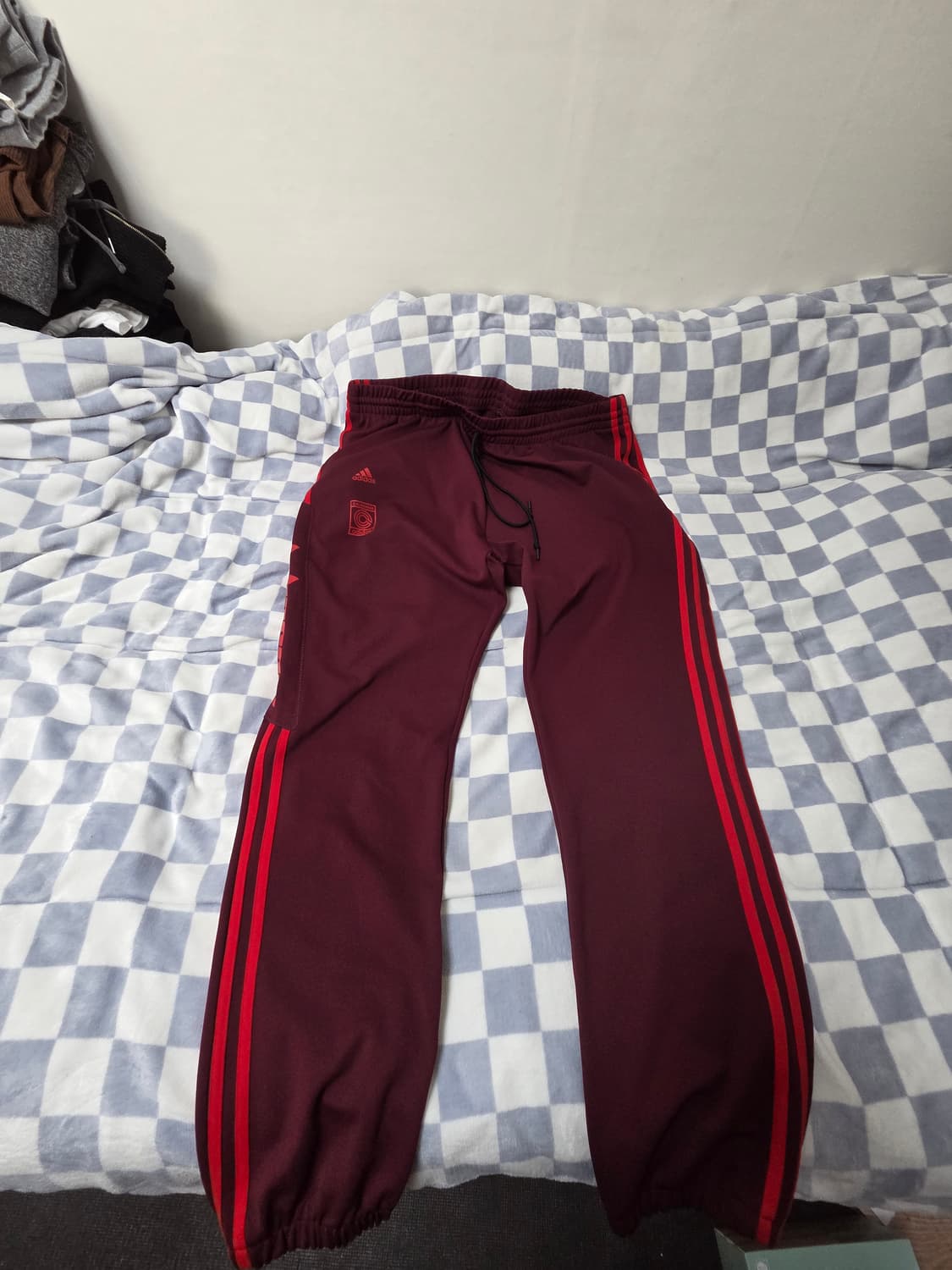 YEEZY 아디다스 ADIDAS 칼라바사스 조거/트랙팬츠 XXL 버건디 상품이미지1