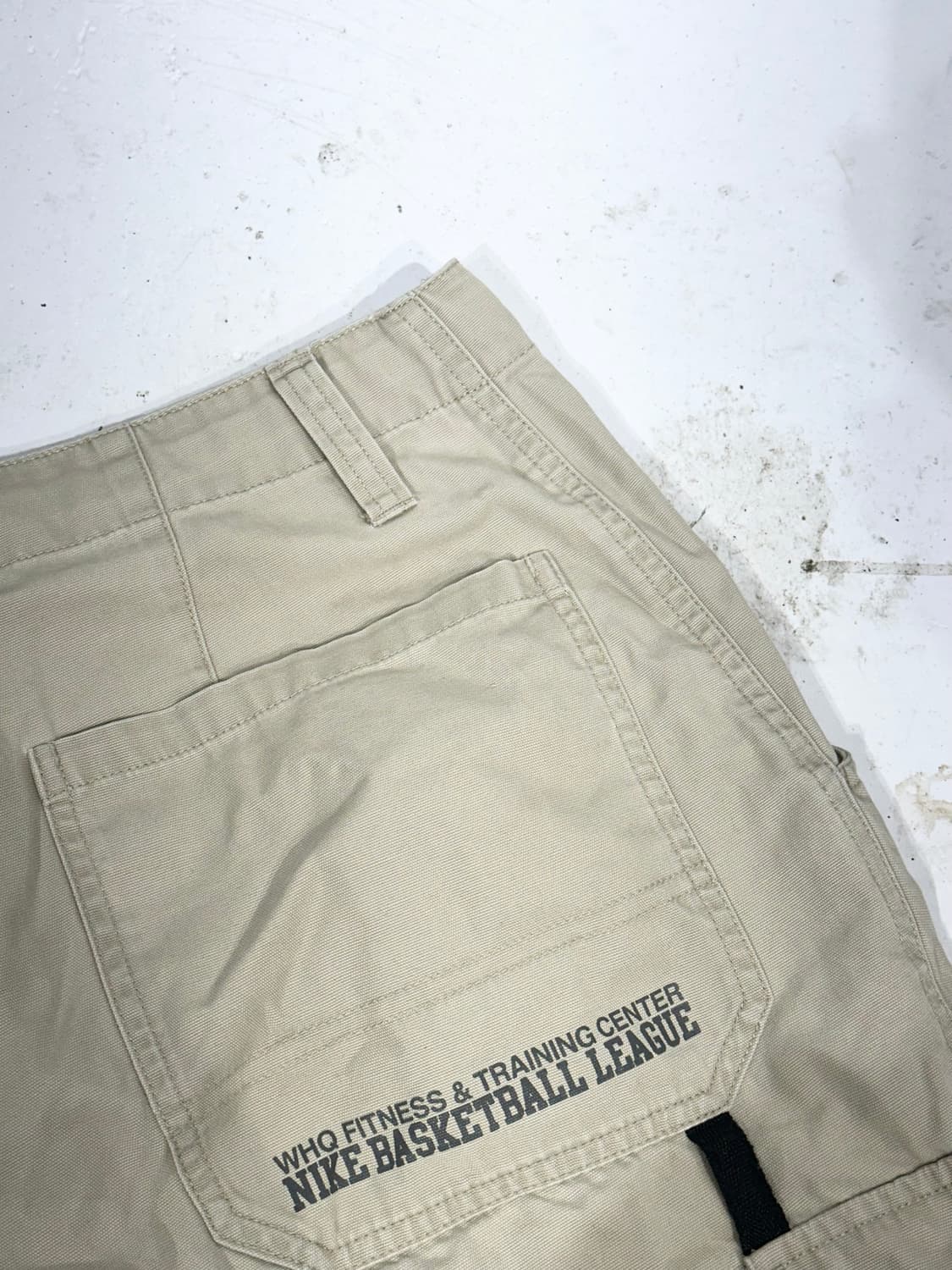 00s 나이키 베이지 버뮤다 반바지 오버핏 와이드 카고 팬츠 XL  상품이미지6