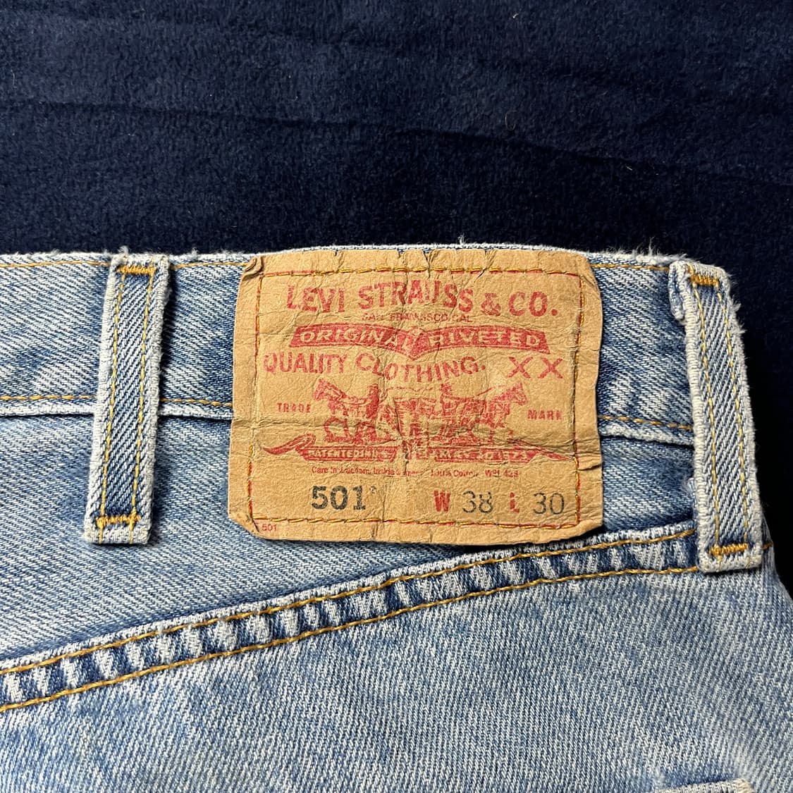90s 리바이스 501 빈티지 데님 (실측확인) 상품이미지7