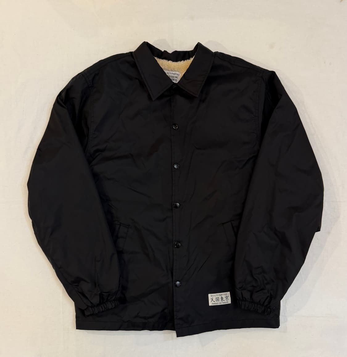 와코마리아 길티플레져 양털안감 코치자켓 블랙 상품이미지2