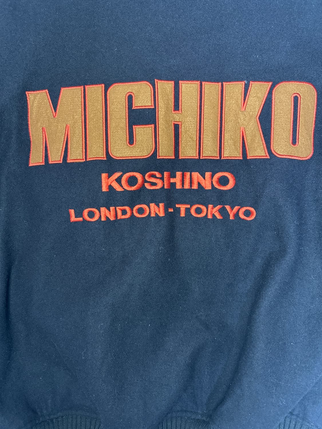 빈티지 미치코 코시노 런던 MICHIKO 바시티 스타디움 자켓 F 상품이미지9