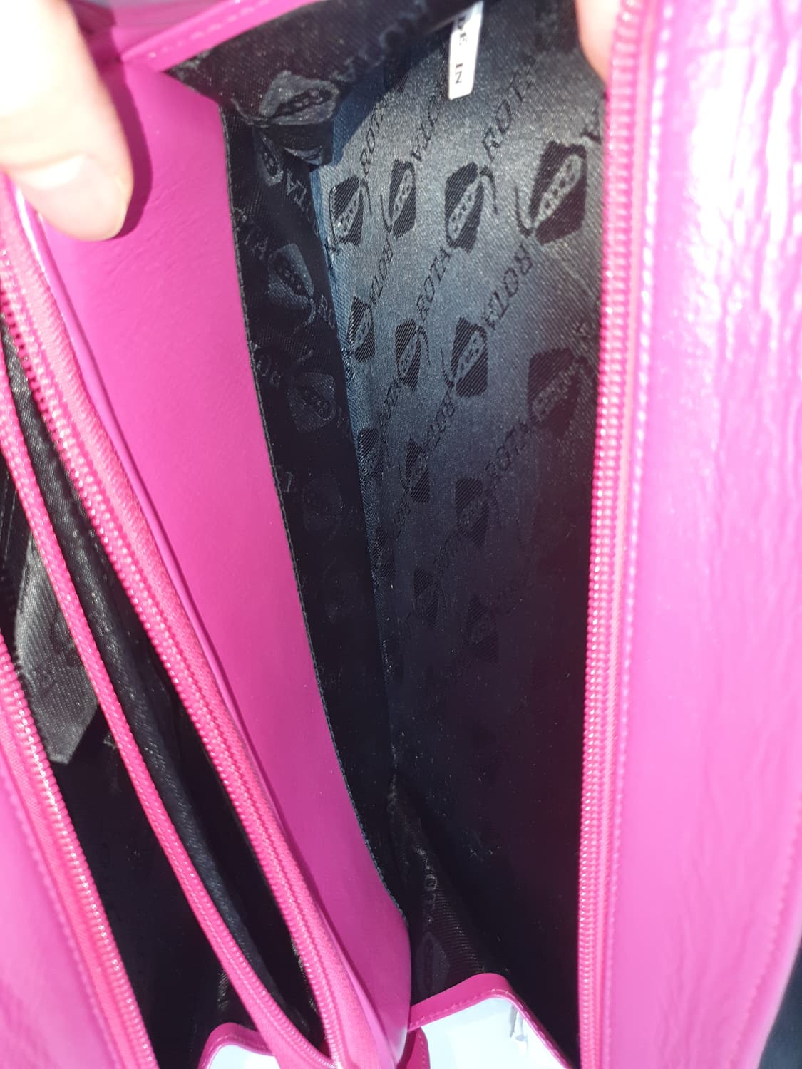 로타(Rota) 가오리가죽 AUGUST 핑크 탑핸들 토트백 상품이미지9