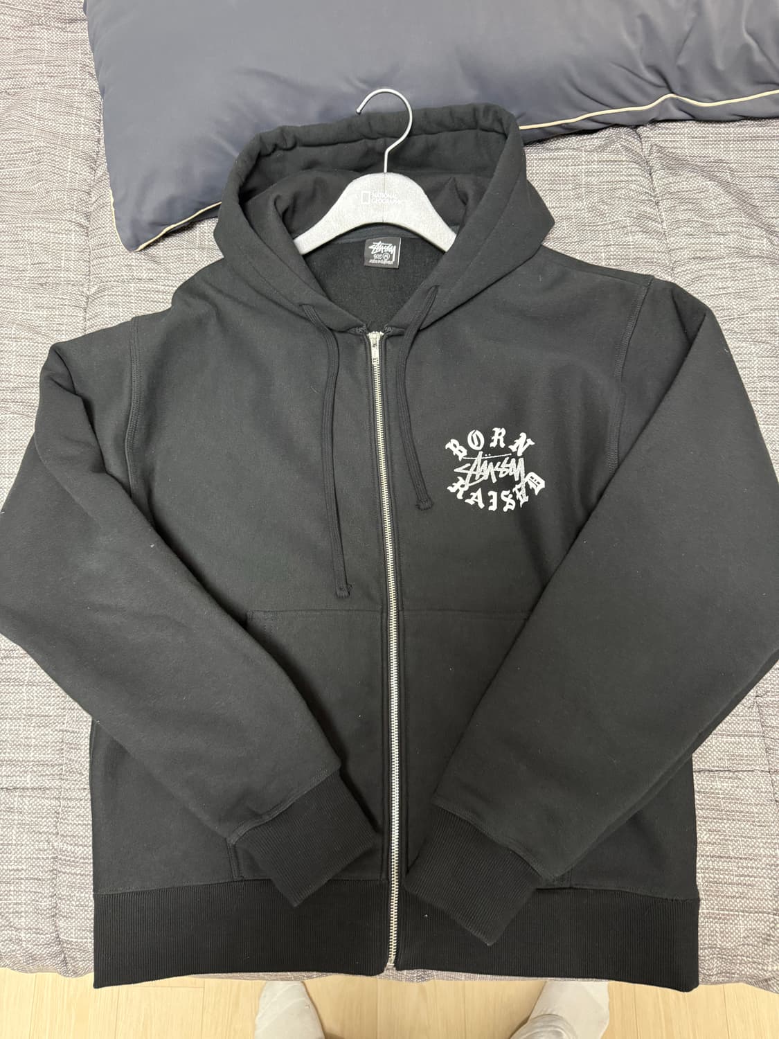 스투시 x 본앤레이즈드 후드집업 M 상품이미지2