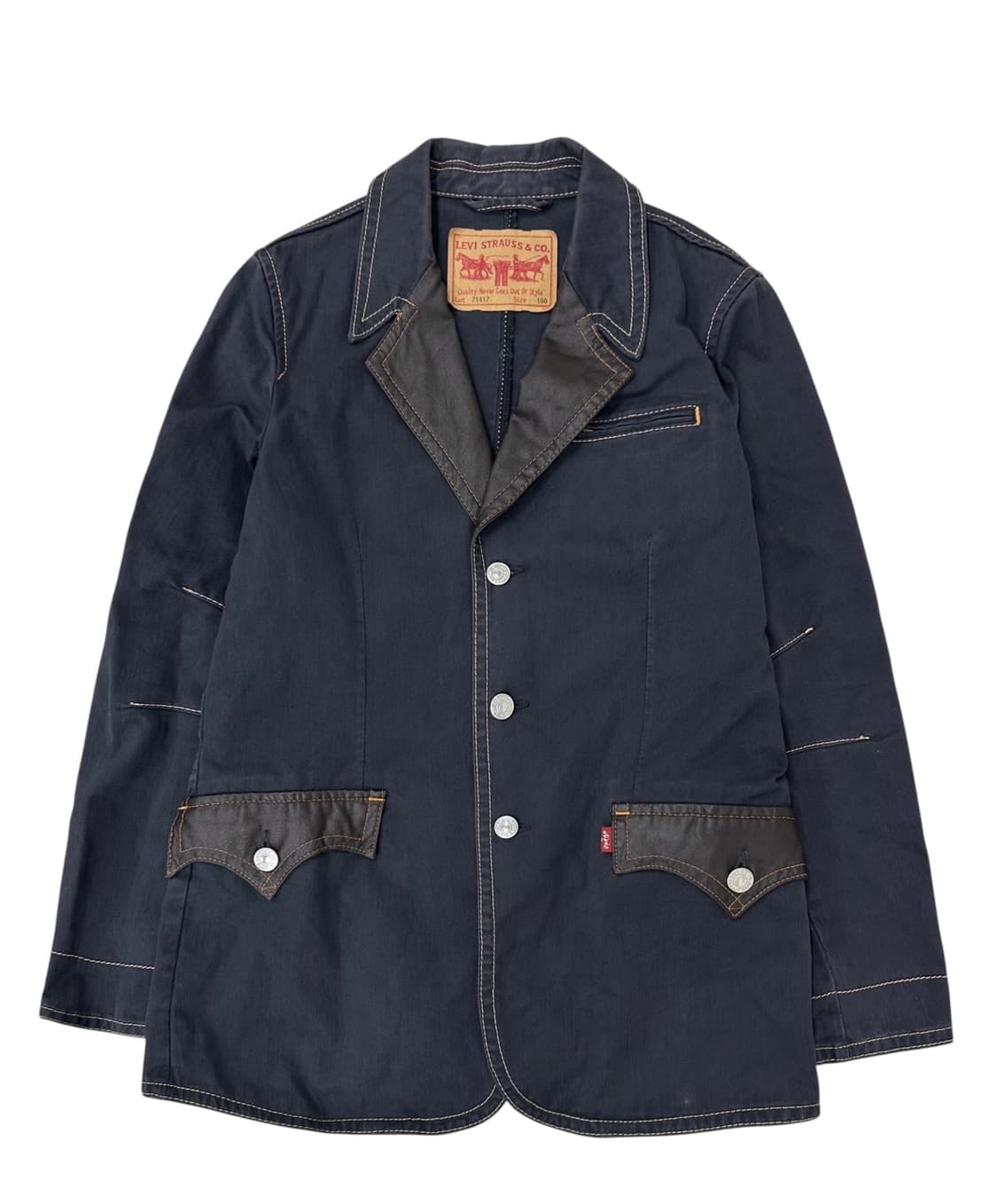 00s 리바이스 워크자켓 네이비 (L) 상품이미지1