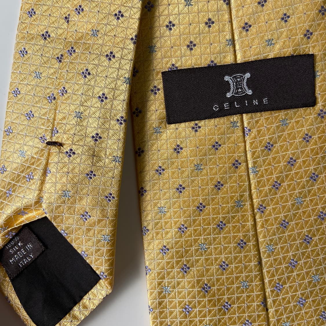 신형라벨 셀린느(celine) 모노그램 명품 정품 넥타이 상품이미지6