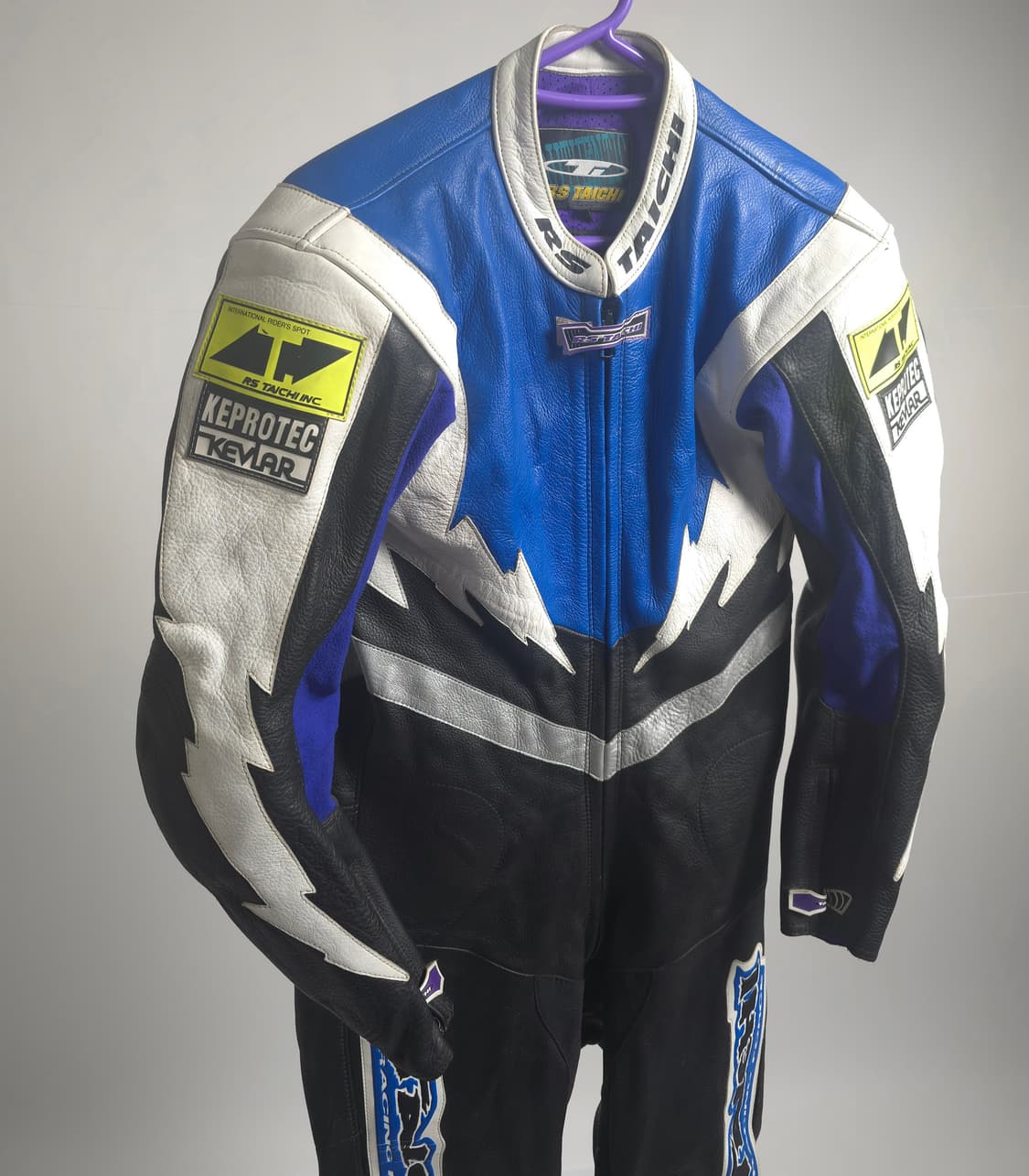RS타이치 일본생산 레이싱 가죽슈트 95 케블라 보호패드 풀장착 바이크  상품이미지3