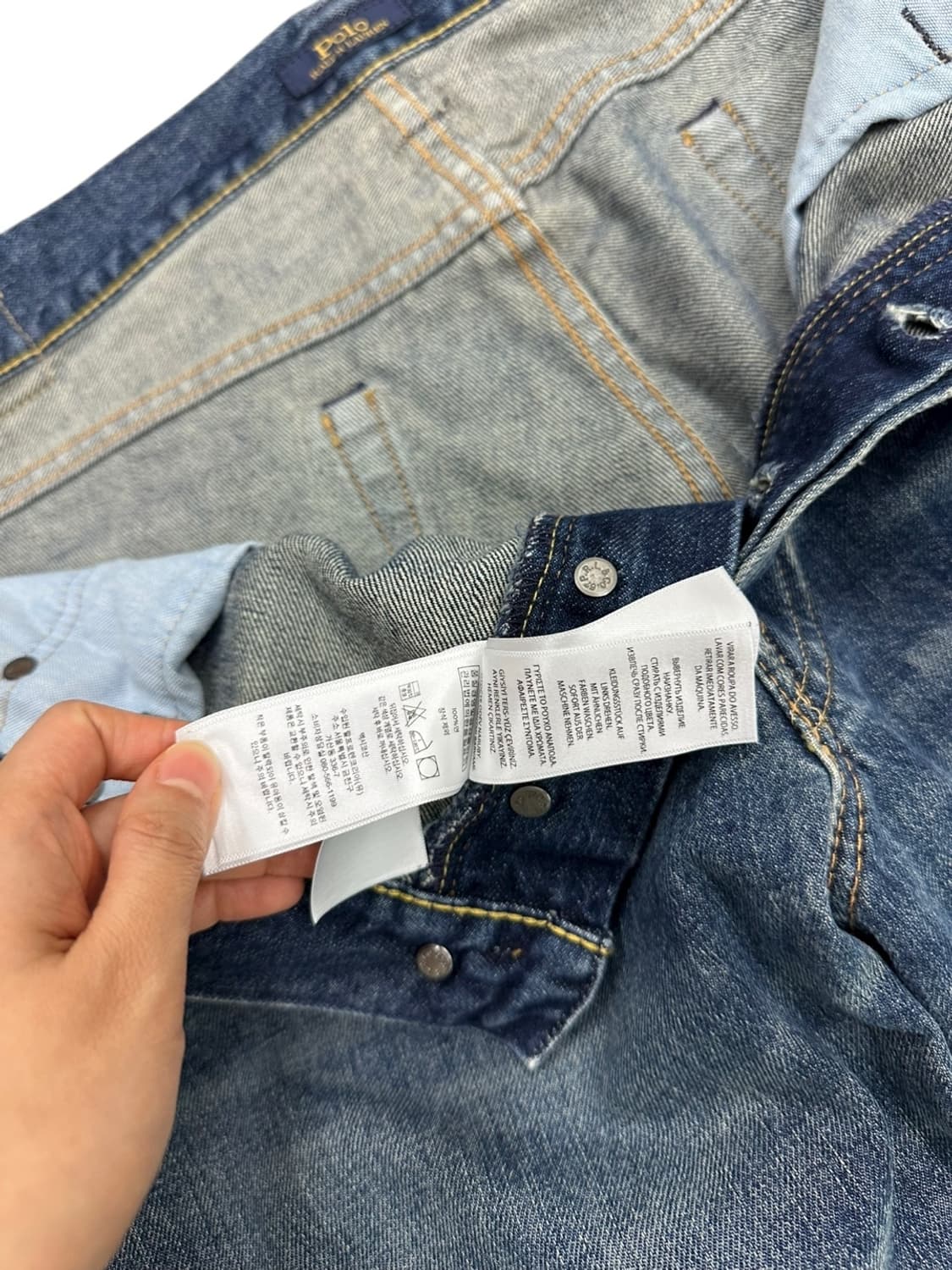 폴로 셀피지 데님팬츠 (36) 상품이미지9