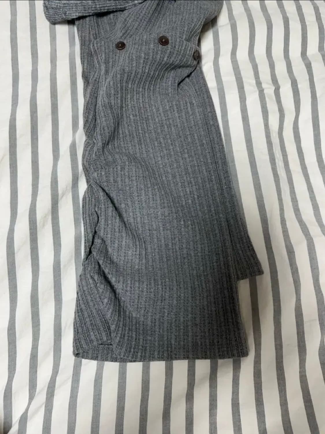 할로미늄 3 PARTS GATHERED LEGGINGS / GRAY 상품이미지6