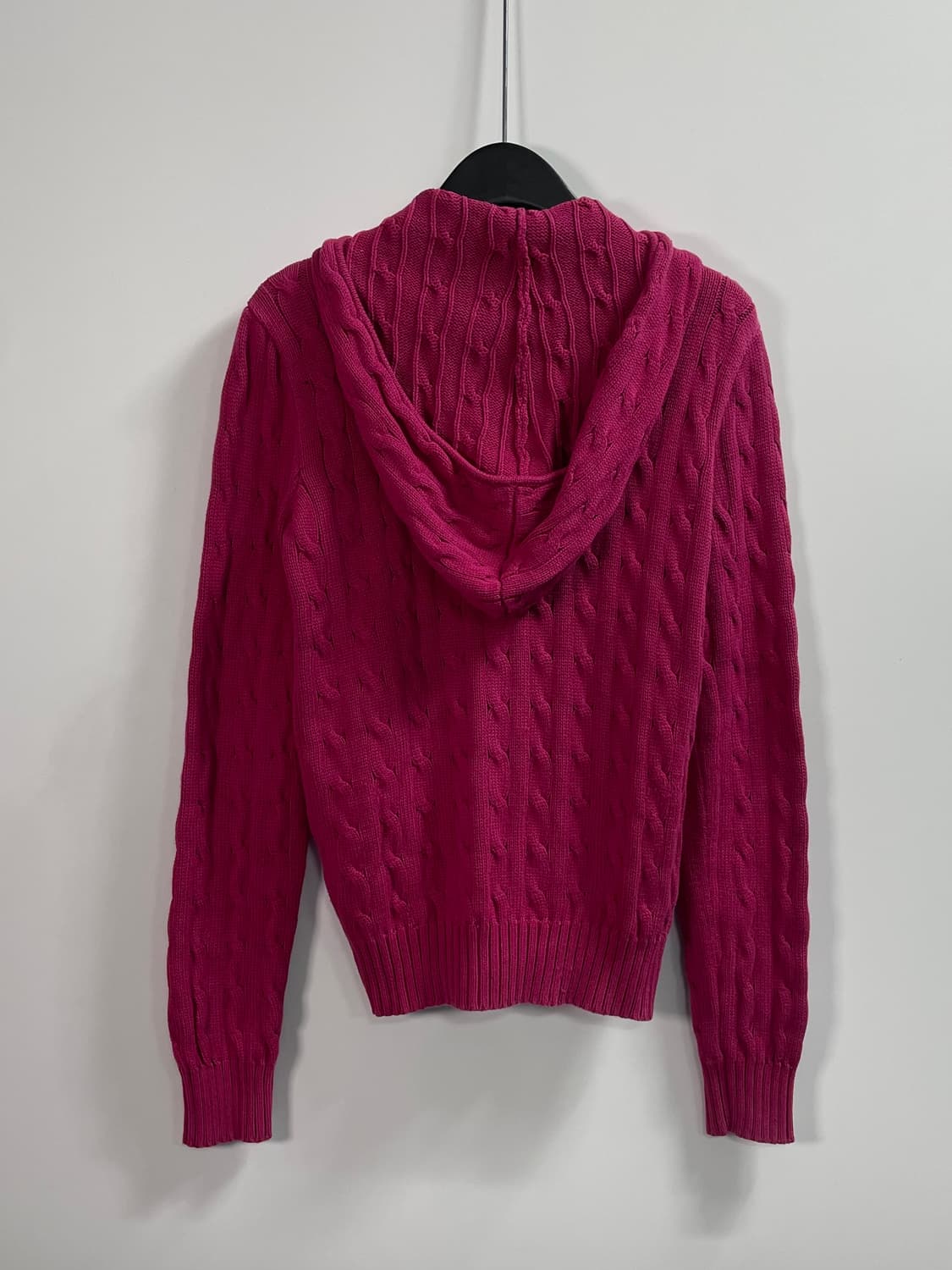 폴로 랄프로렌 우먼스 케이블 니트 후드집업 (on.261)    상품이미지3