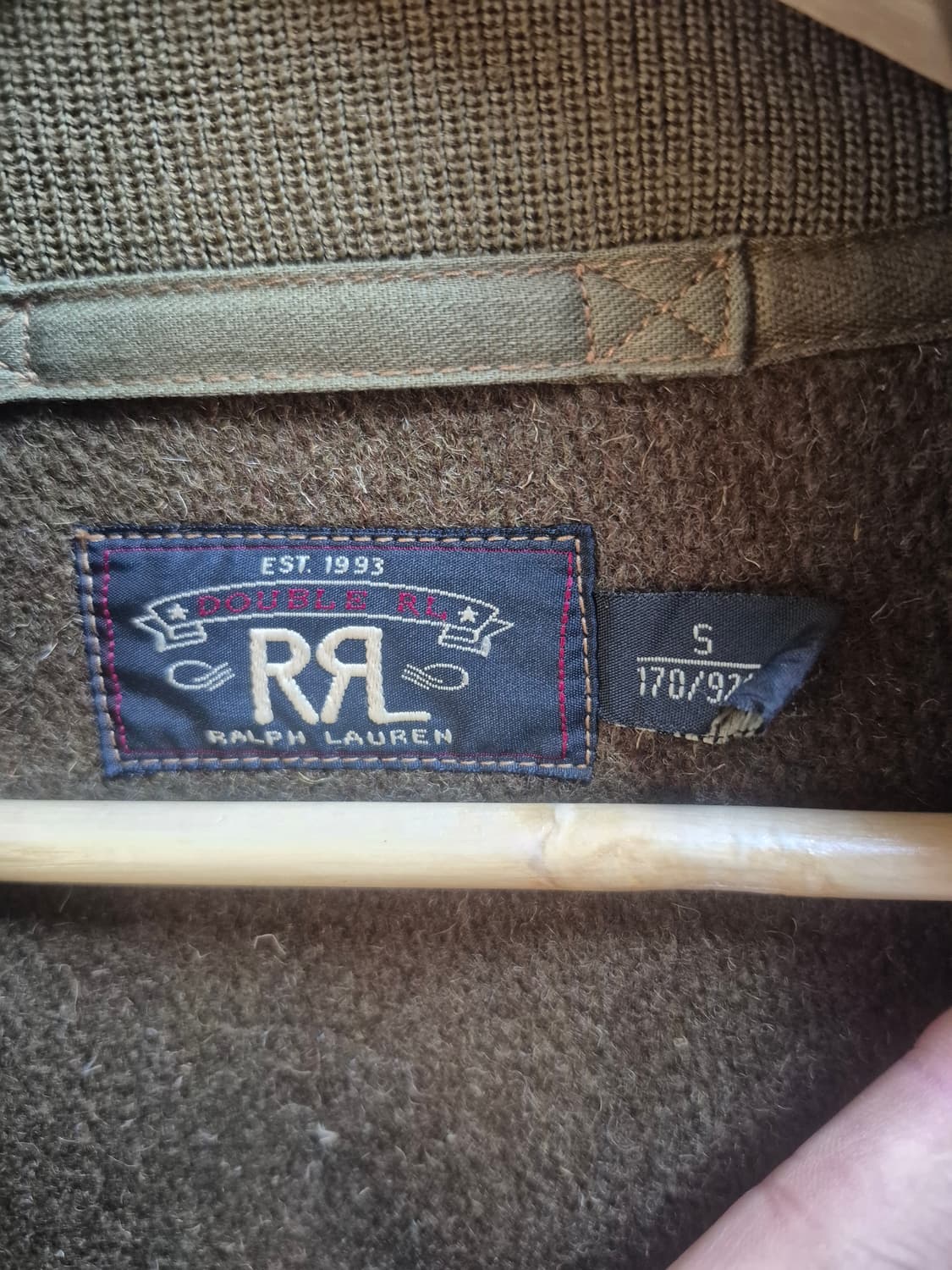 RRL 더블알엘 울 레더 바시티자켓 상품이미지7