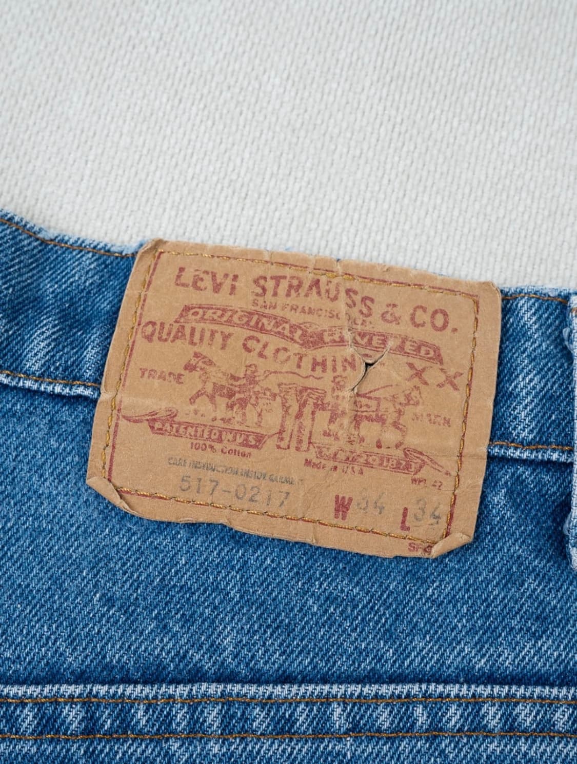 34-34) 80s 리바이스 517 부츠컷 데님 팬츠 상품이미지8