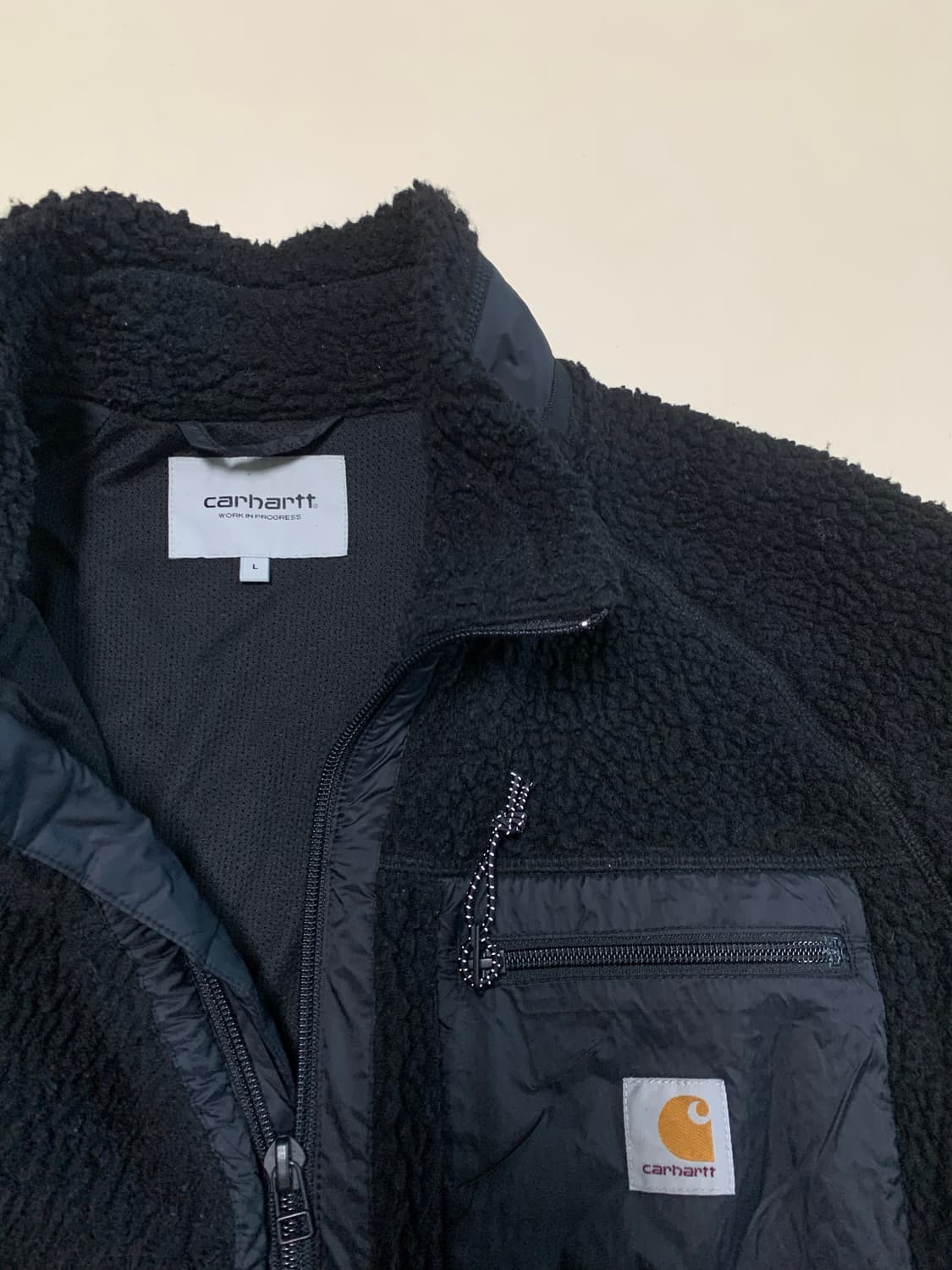 [L] CARHARTT 칼하트WIP 후리스 프렌티스 라이너 플리스 집업 상품이미지3