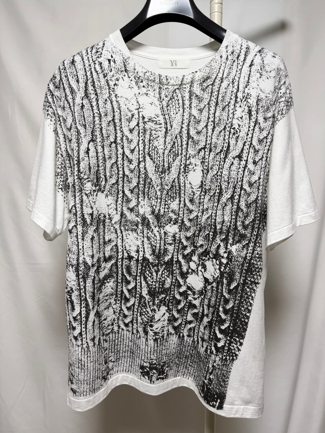 요지야마모토 Y’s / 와이즈 프린팅 티셔츠 상품이미지1