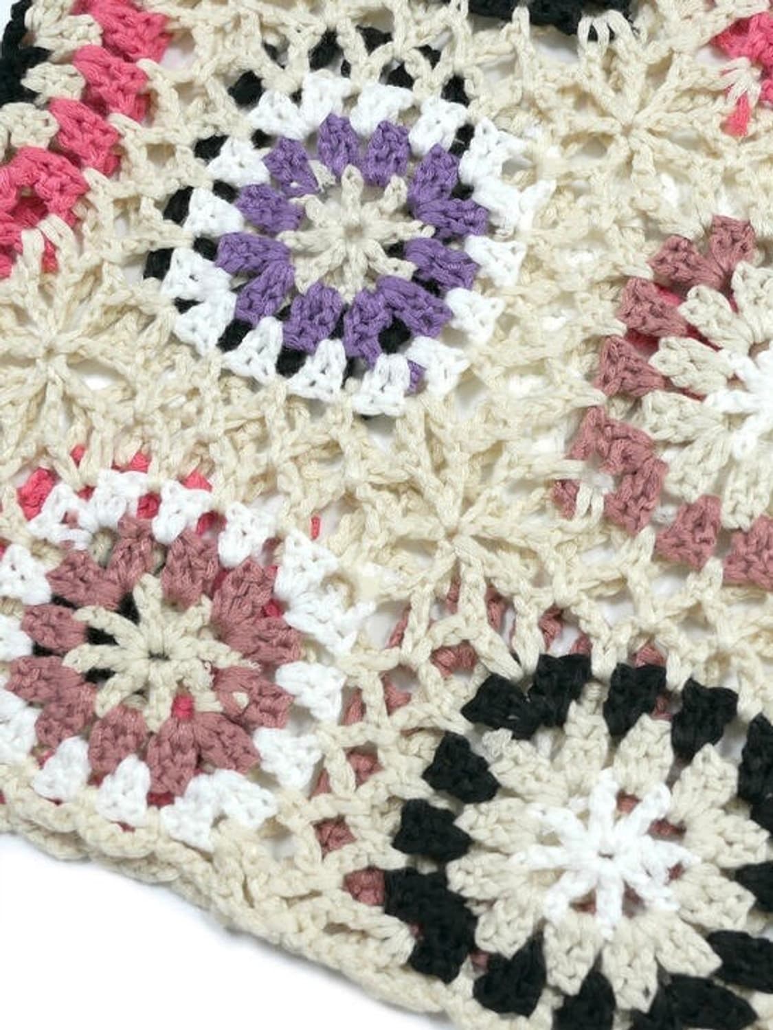 vintage crochet vest 상품이미지2