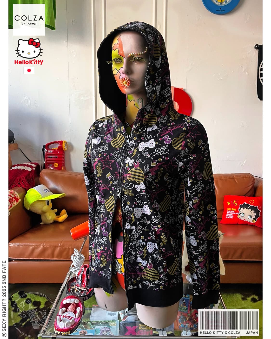 Colza X Hello Kitty Japan Hood Zip-up 상품이미지1