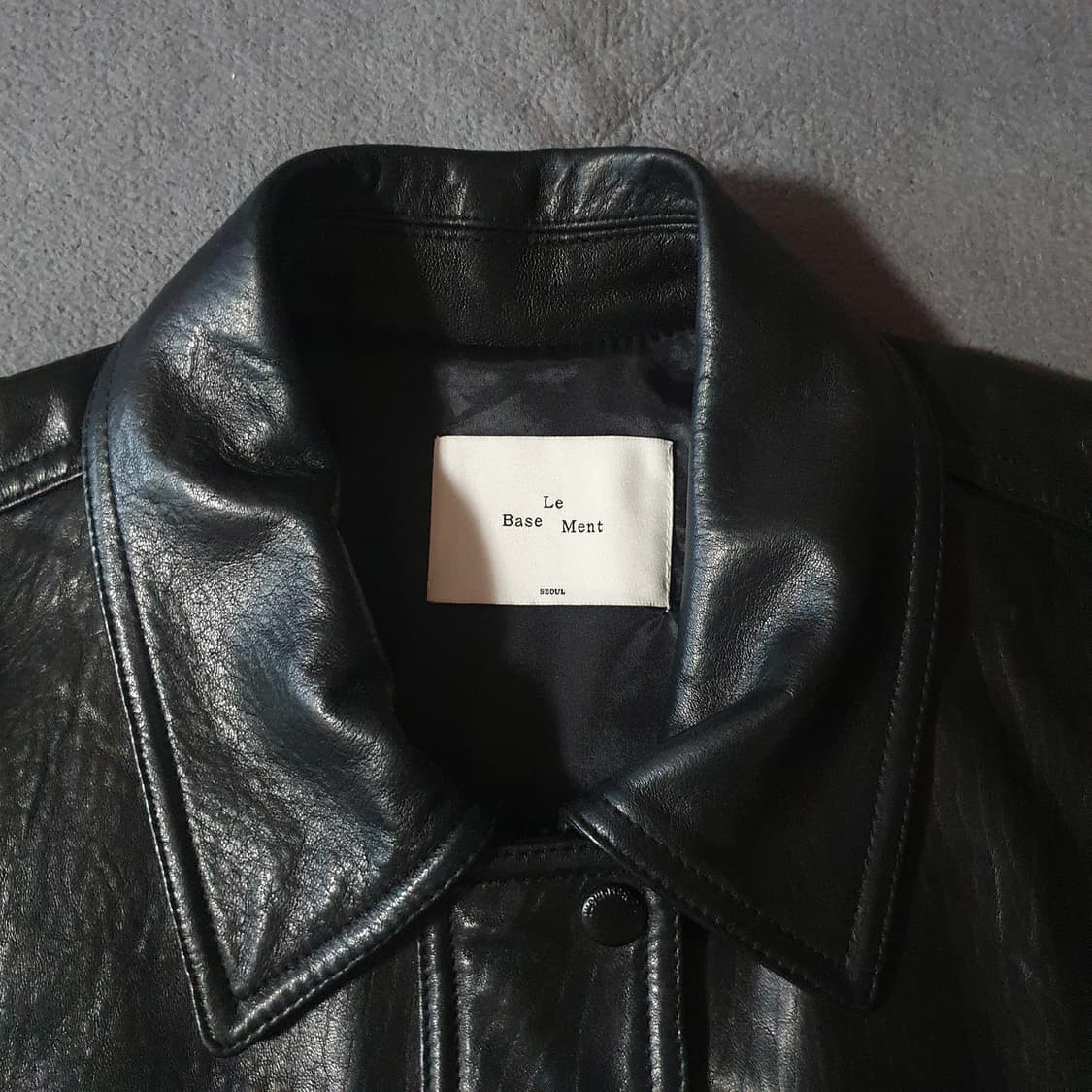 르베이스먼트 A-2 램스킨 레더 자켓 상품이미지5