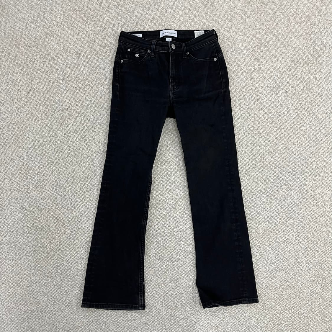 25 캘빈클라인 블랙 데님 팬츠 바지 0219M 상품이미지1
