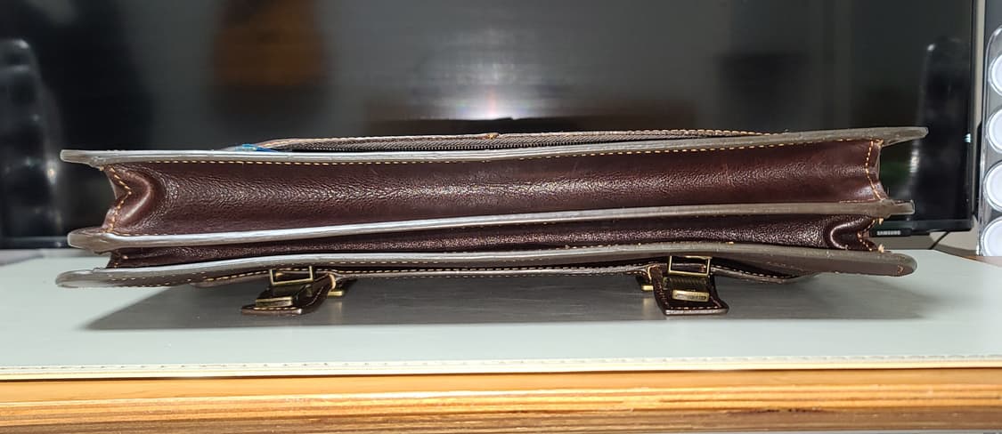 [새상품/택포함] 윌슨 레더 천연가죽 서류가방​/( 덤으로 가방 +1) 상품이미지5