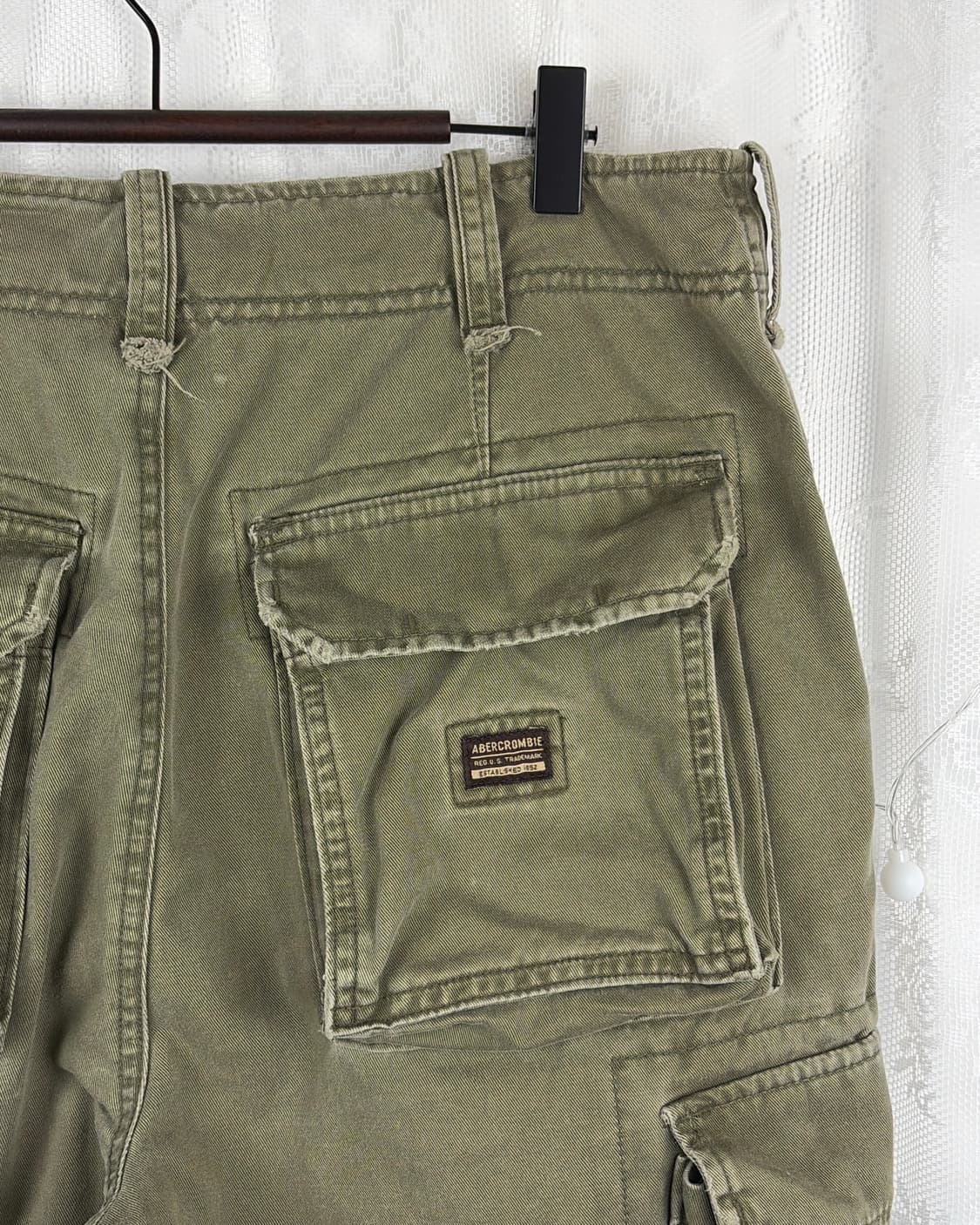 ABERCROMBIE khaki cargo bermuda pants 상품이미지7