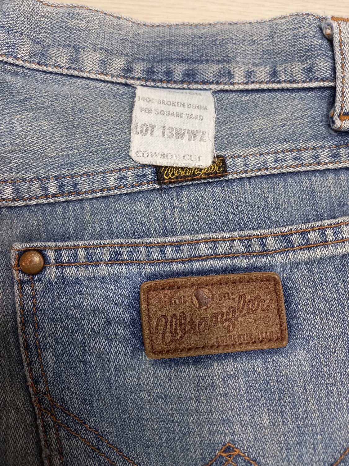 26 빈티지 Wrangler Jap 일자진 연청 26-624 상품이미지5