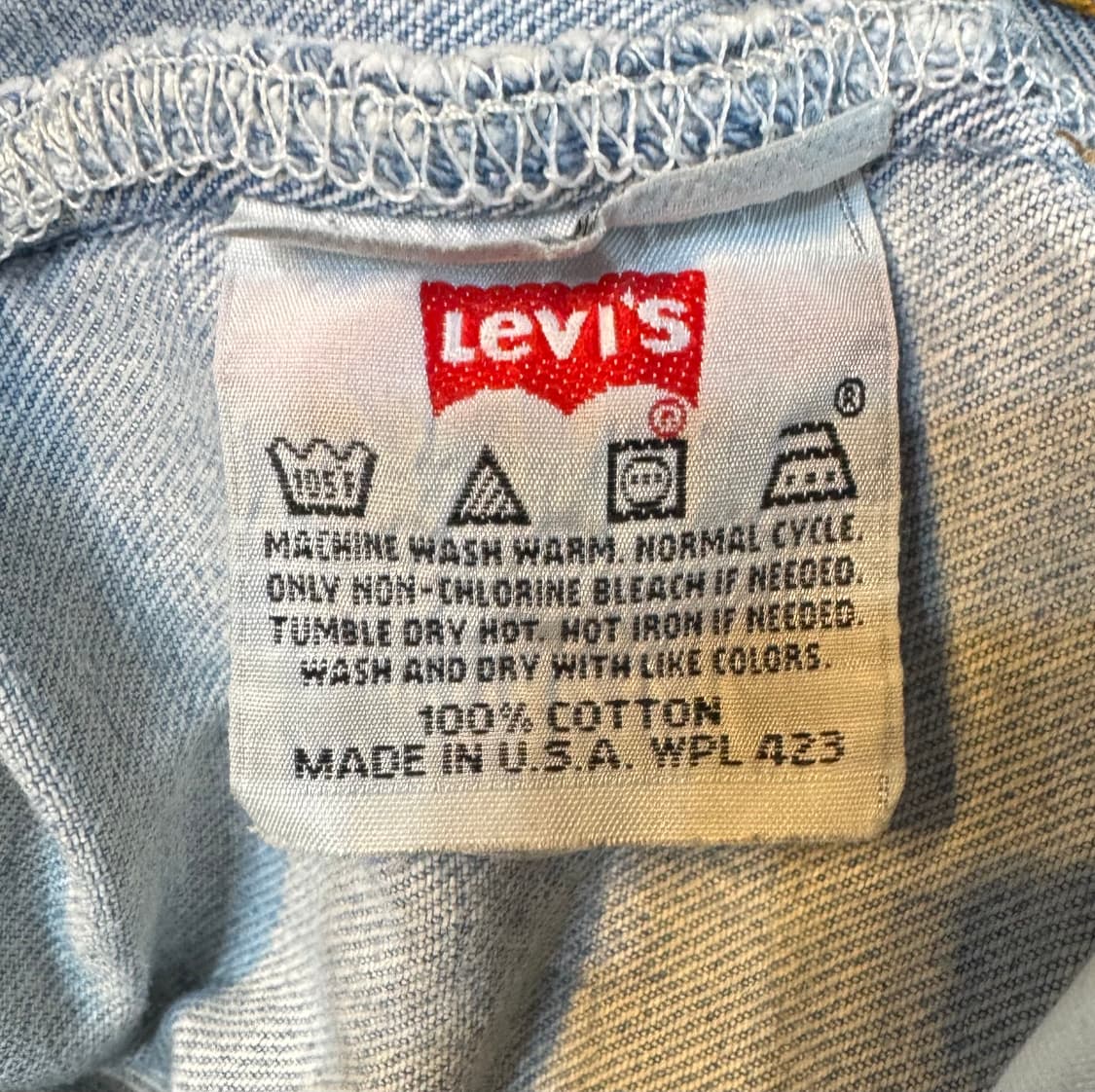 90s usa 빈티지 리바이스 501 데님 32(30~31) (564) 상품이미지4