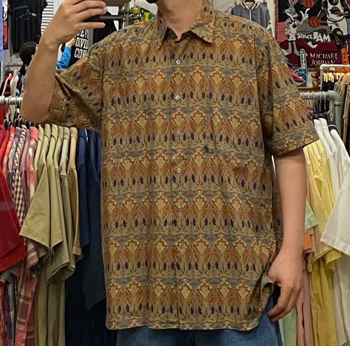80s Liberty of London 리버티패턴 셔츠 상품이미지2