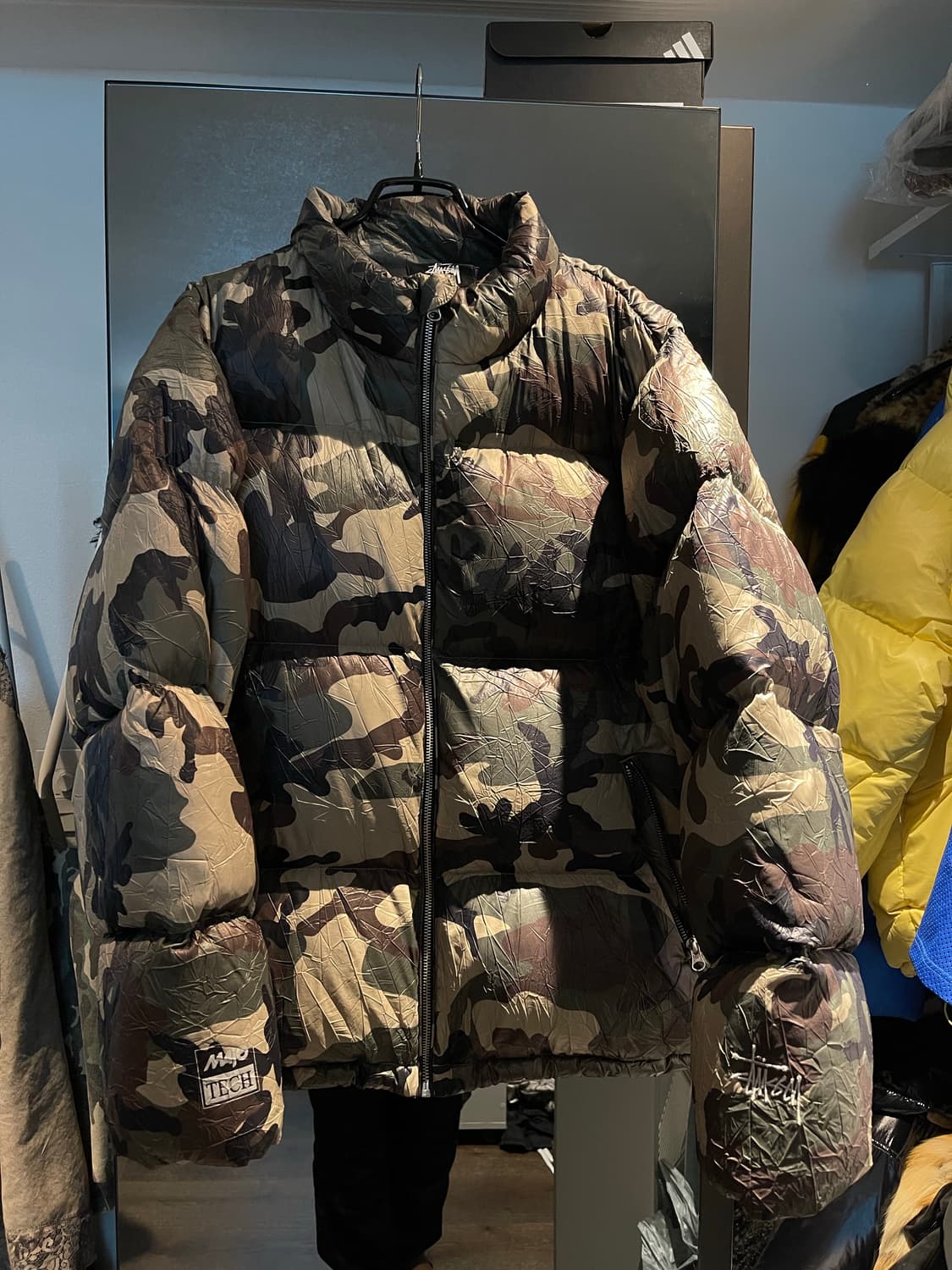 스투시 링클나일론 푸퍼패딩 상품이미지1