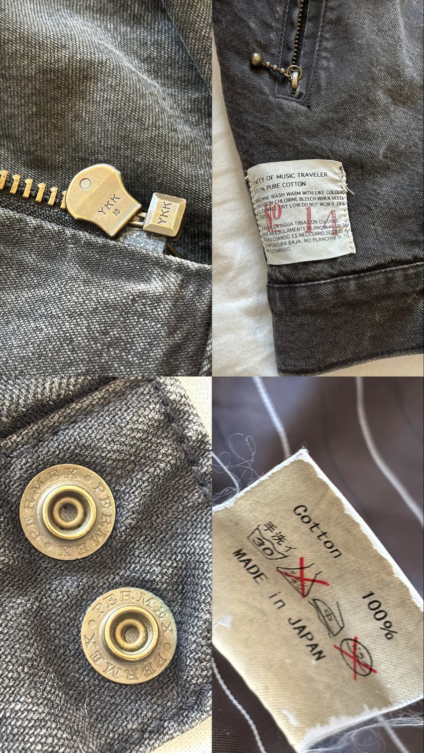 90's Peace Animals Denim Rider 상품이미지8