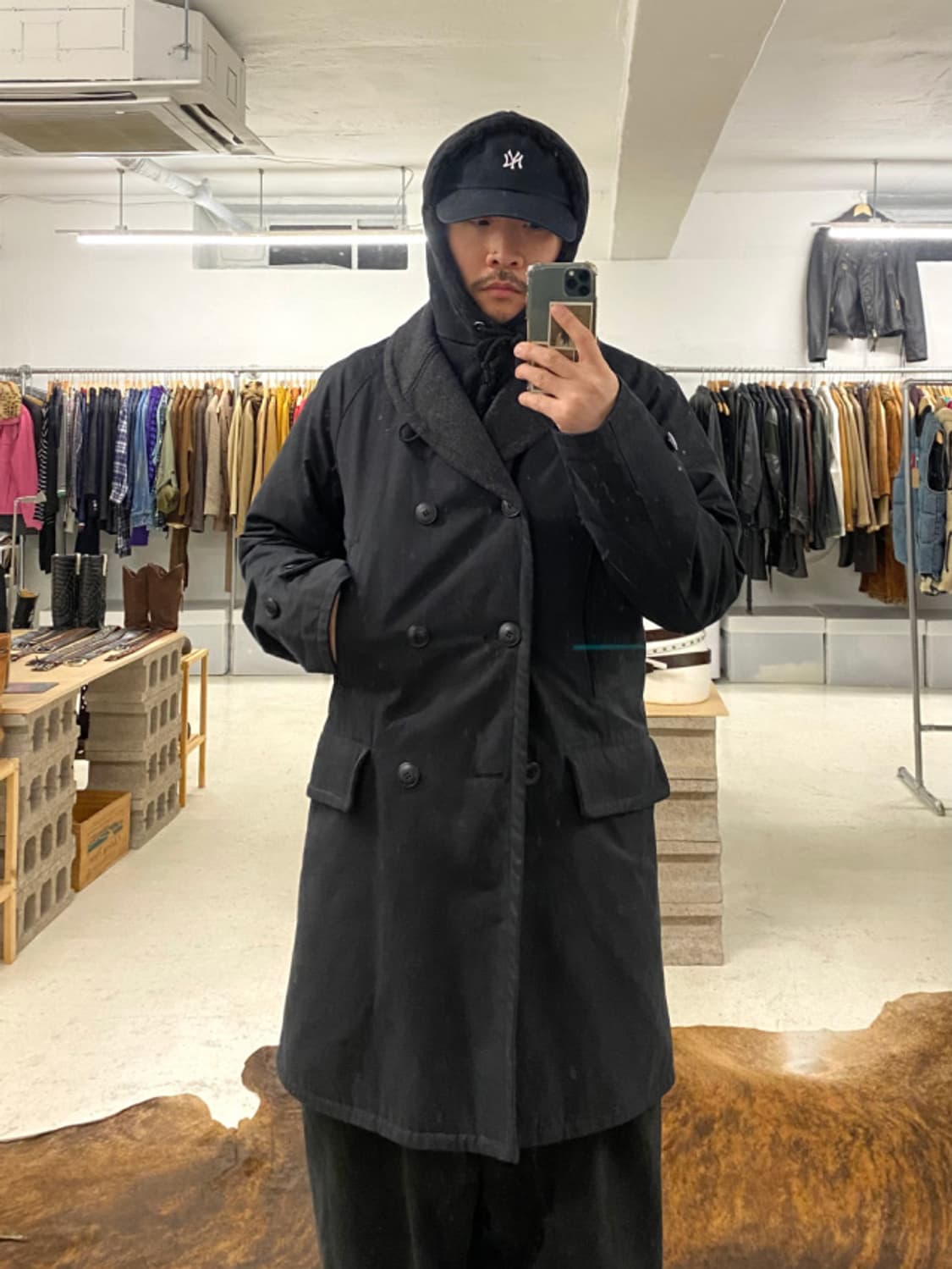 샵 세일중🌞 HEHEAVYER shawl collar coat  상품이미지1