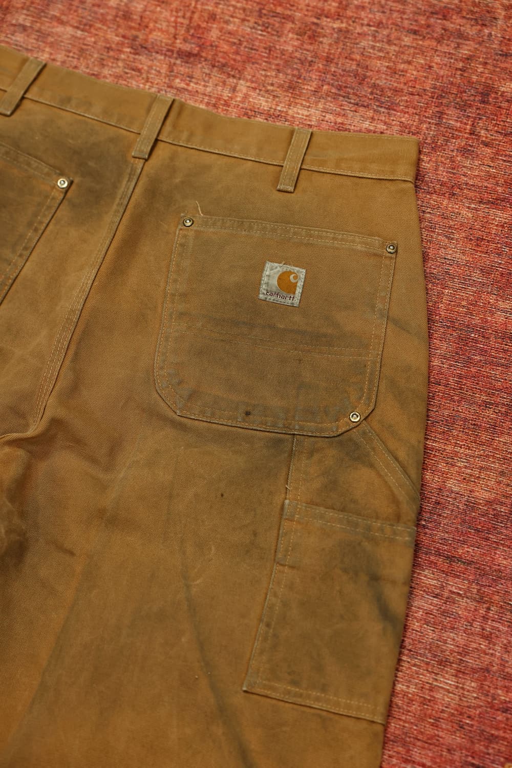 빈티지 칼하트 더블니 브라운 판매 상품이미지10