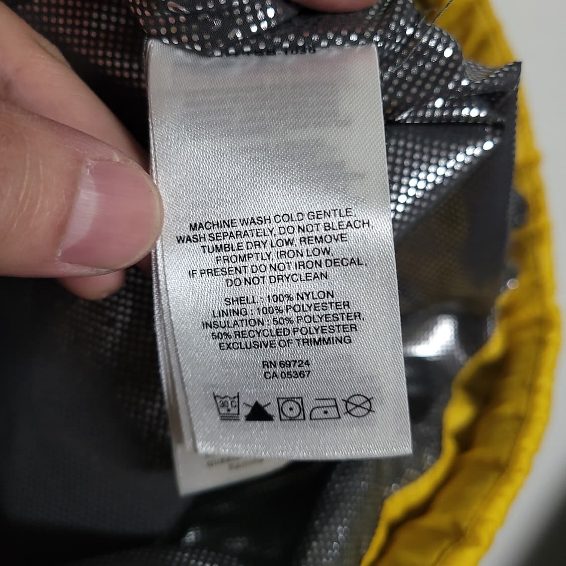 (95) COLUMBIA 컬럼비아 옴니히트 옐로우 패딩 점퍼 상품이미지3