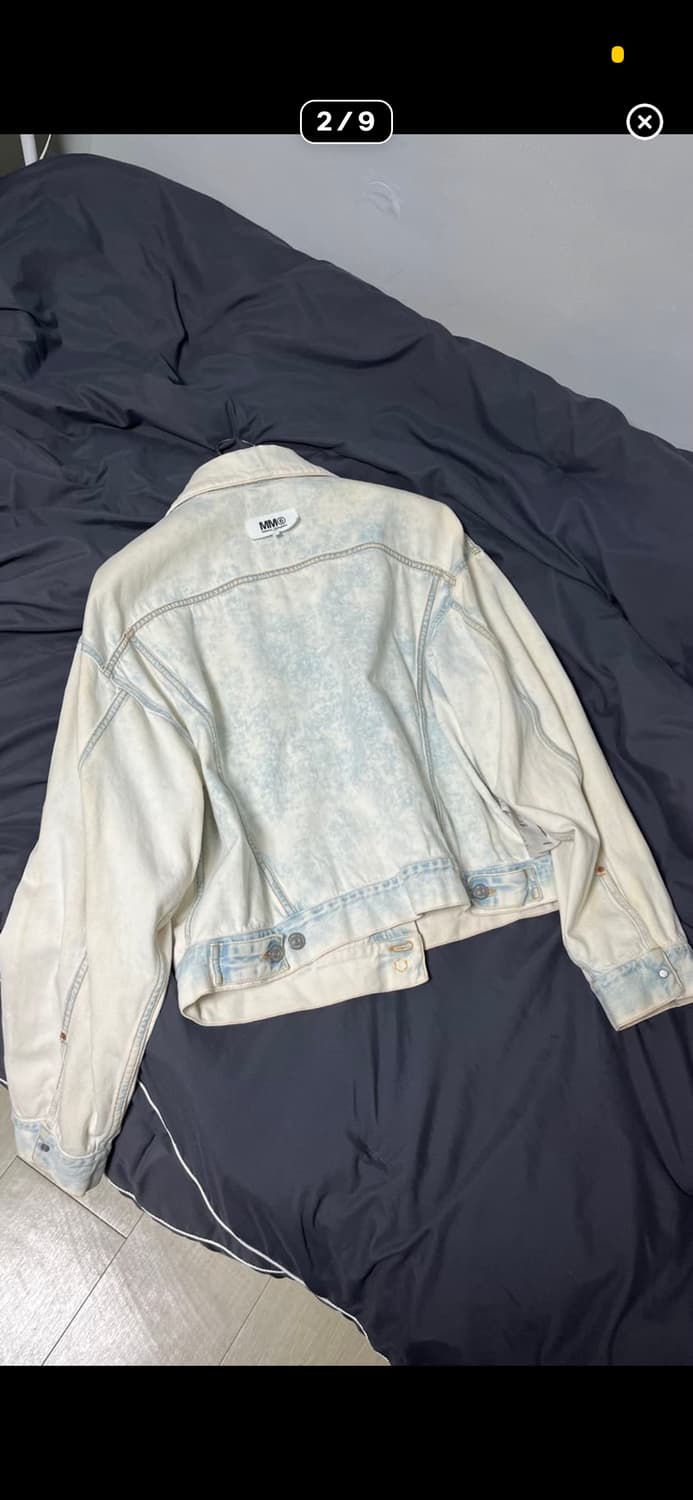 MM6 19ss 블리치드 리버시블 청자켓 상품이미지4