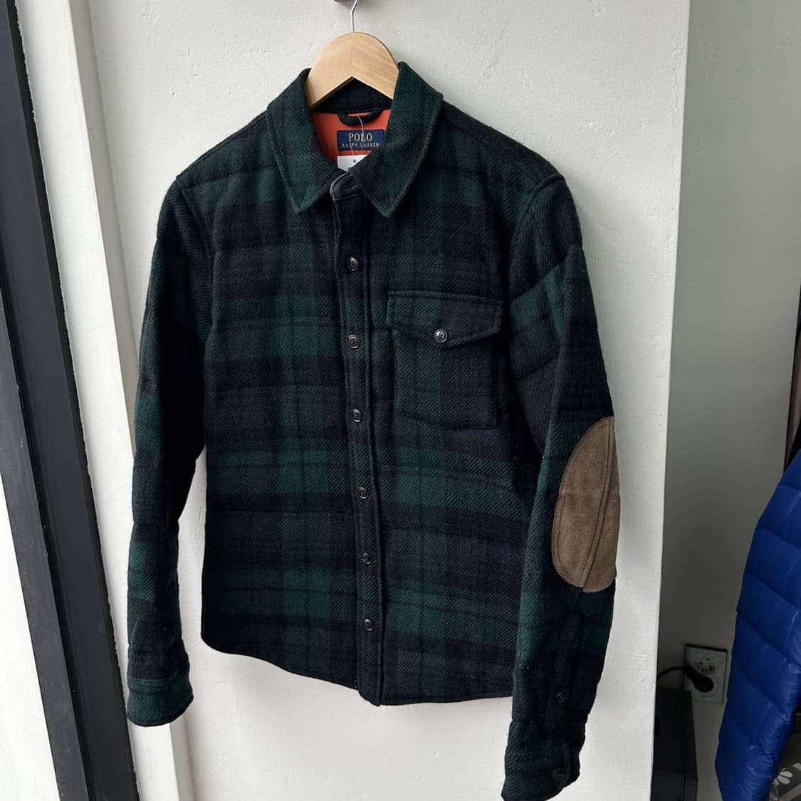 16009 - 폴로 랄프로렌 타탄체크 울 패딩 셔츠 상품이미지2