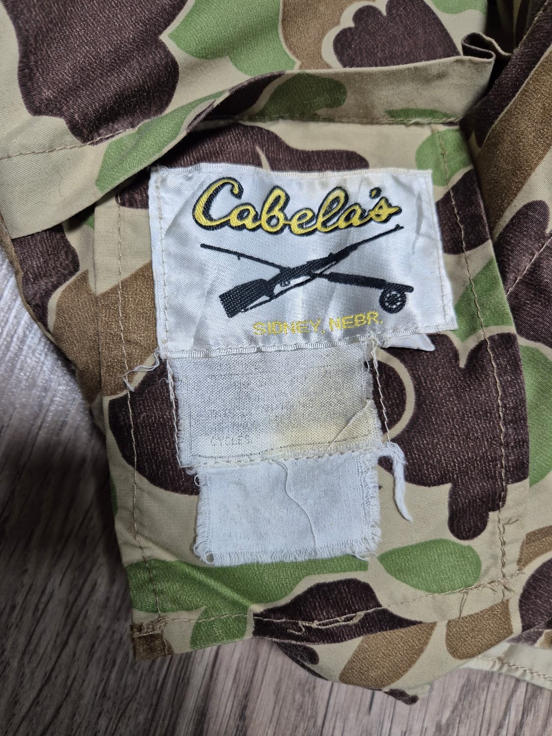 cabelas 헌팅브랜드 80's 빈티지 카모패턴 양면 패딩 조끼 상품이미지3