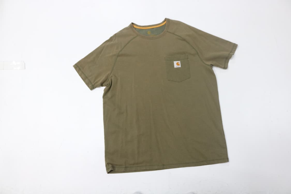 Carhartt 칼하트 빈티지 포켓 라글란 카키 반팔 티셔츠 (L) 상품이미지2