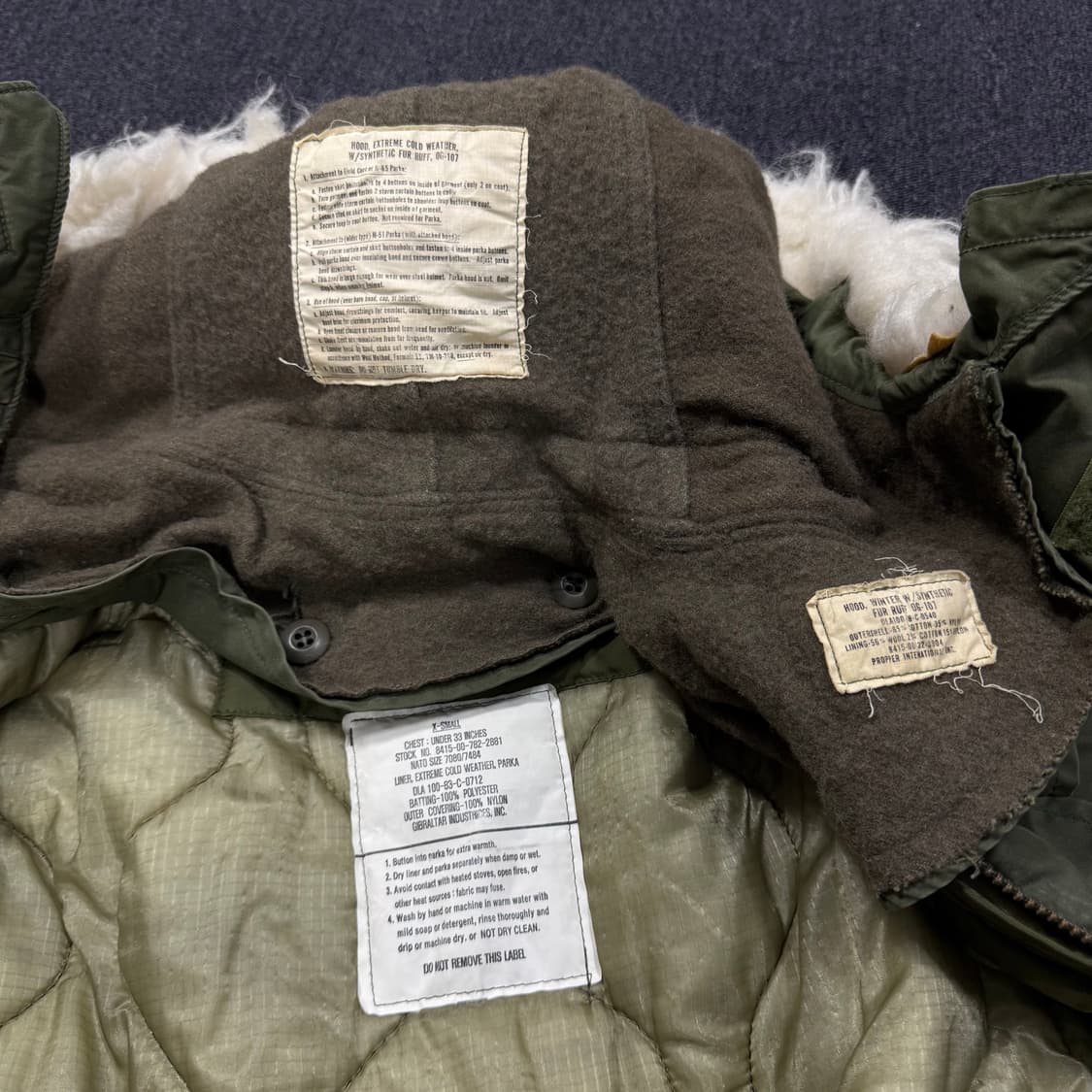 M-65 피쉬테일 야상 개파카 자켓 상품이미지9