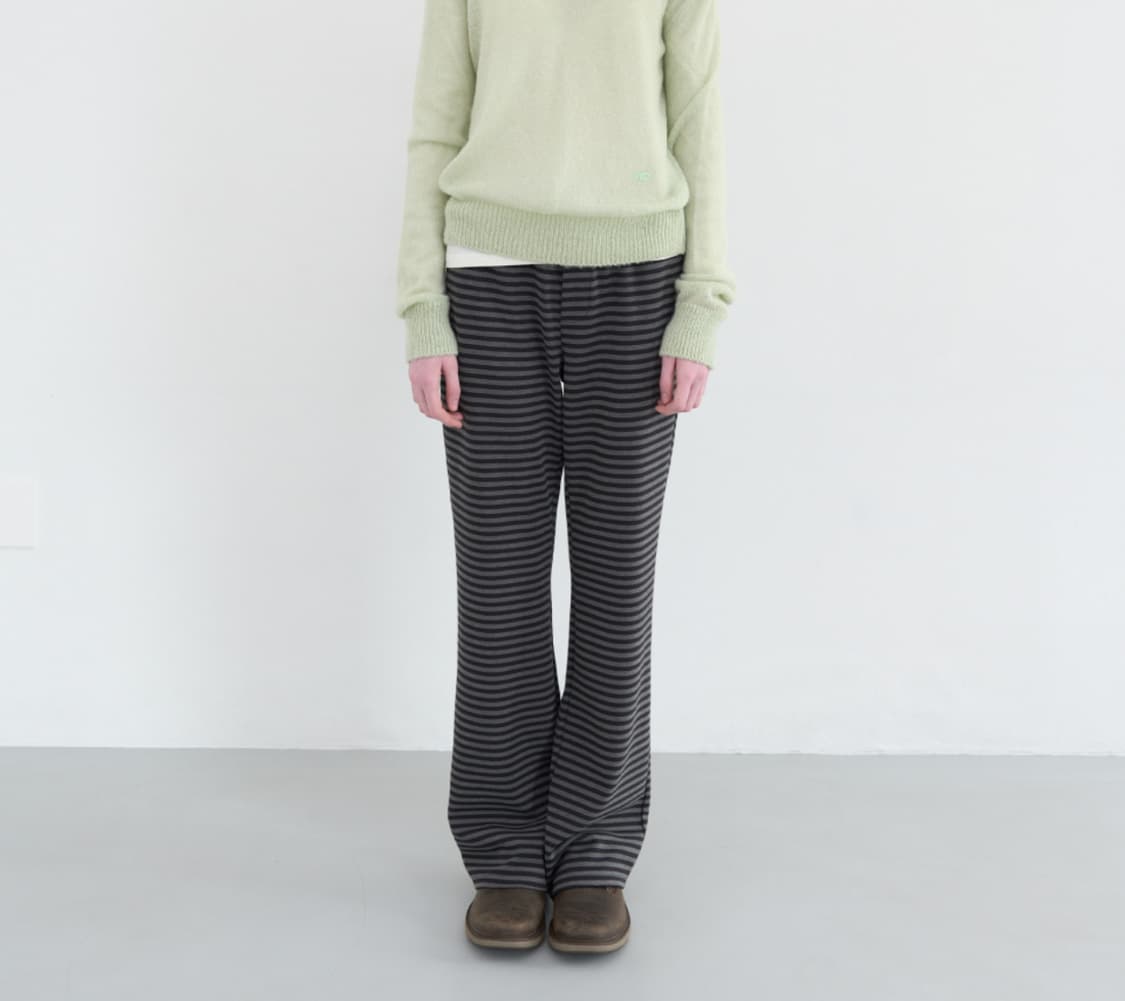 엔조블루스 마일드 스트라이프 밴딩 팬츠 상품이미지1