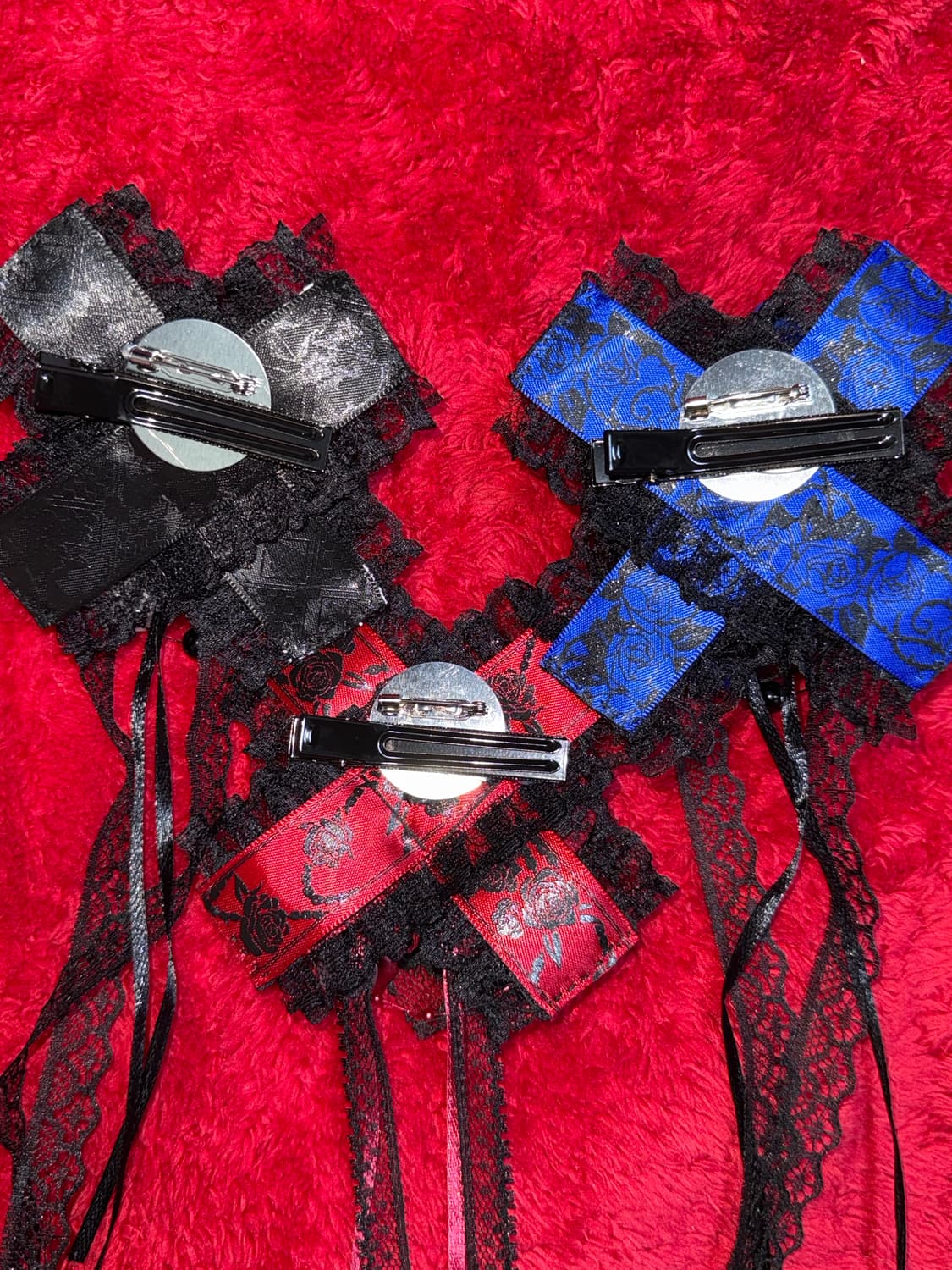 고딕 펑크 헤어핀 머리핀 브로치  상품이미지3