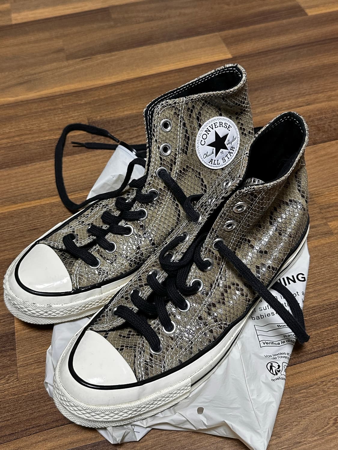 컨버스 척 하이 스네이크스킨 상품이미지6