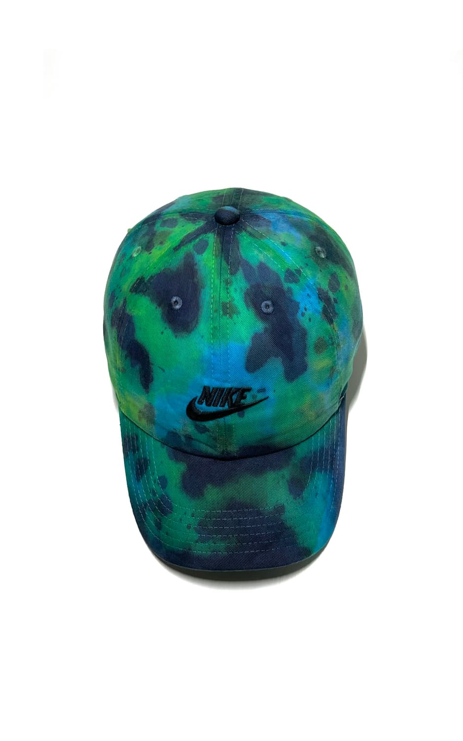 나이키 초레어 빈티지 커스텀 녹색/블루 지구 그린플래닛 볼캡 모자 여행 상품이미지4