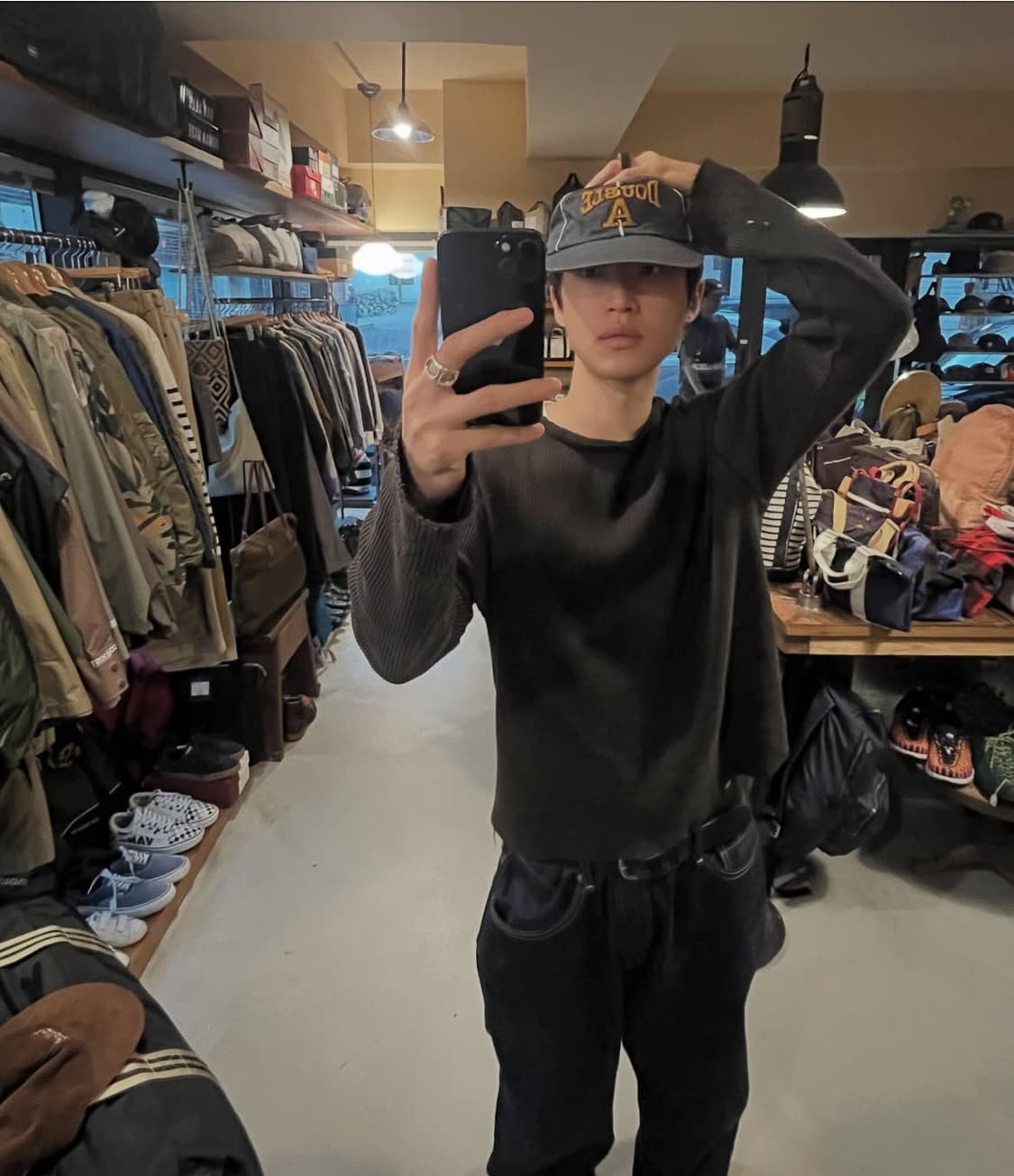 해방촌 sober 와플 티셔츠 상품이미지1