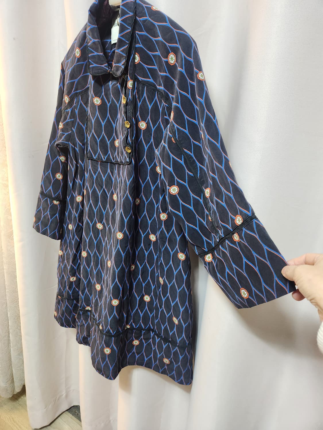 KENZOxH&M 패턴 플리츠 미니 원피스 상품이미지2