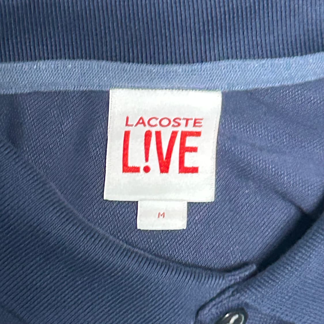 🫶🏻 라코스테 라이브 Navy 카라 반팔티 🫶🏻 상품이미지4