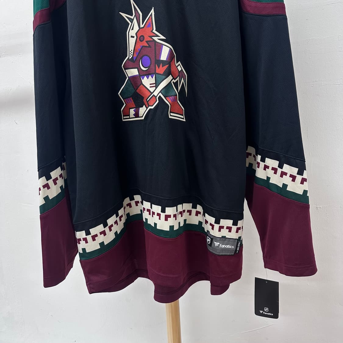 (새상품) 파나틱스 NHL 코요테스 아이스하키 져지 긴팔 3XL 상품이미지3