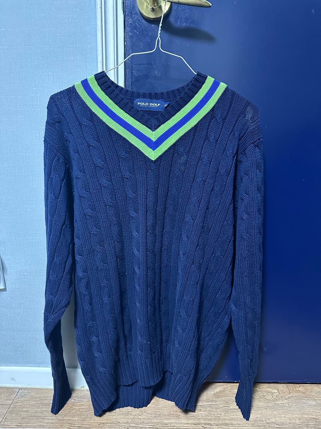 빈티지 폴로 니트 상품이미지1