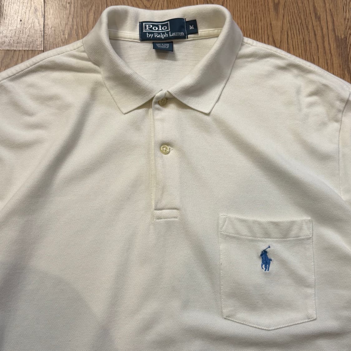 폴로 랄프로렌 화이트 포켓 반팔 카라티 상품이미지2